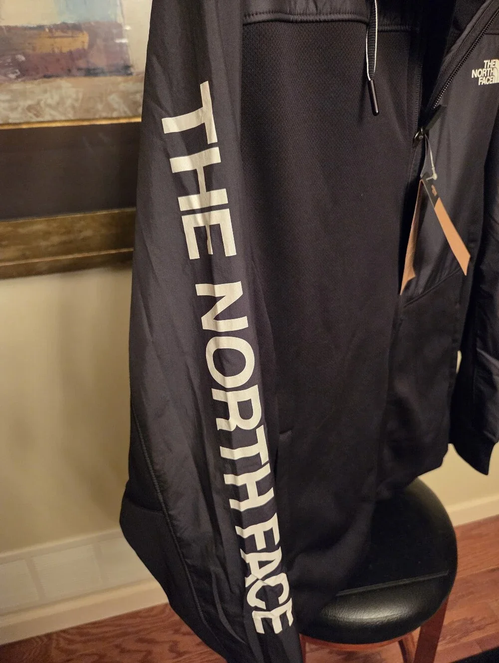 The North Face Train N Logo Full Zip Hoodie Black Men’s XL NWT